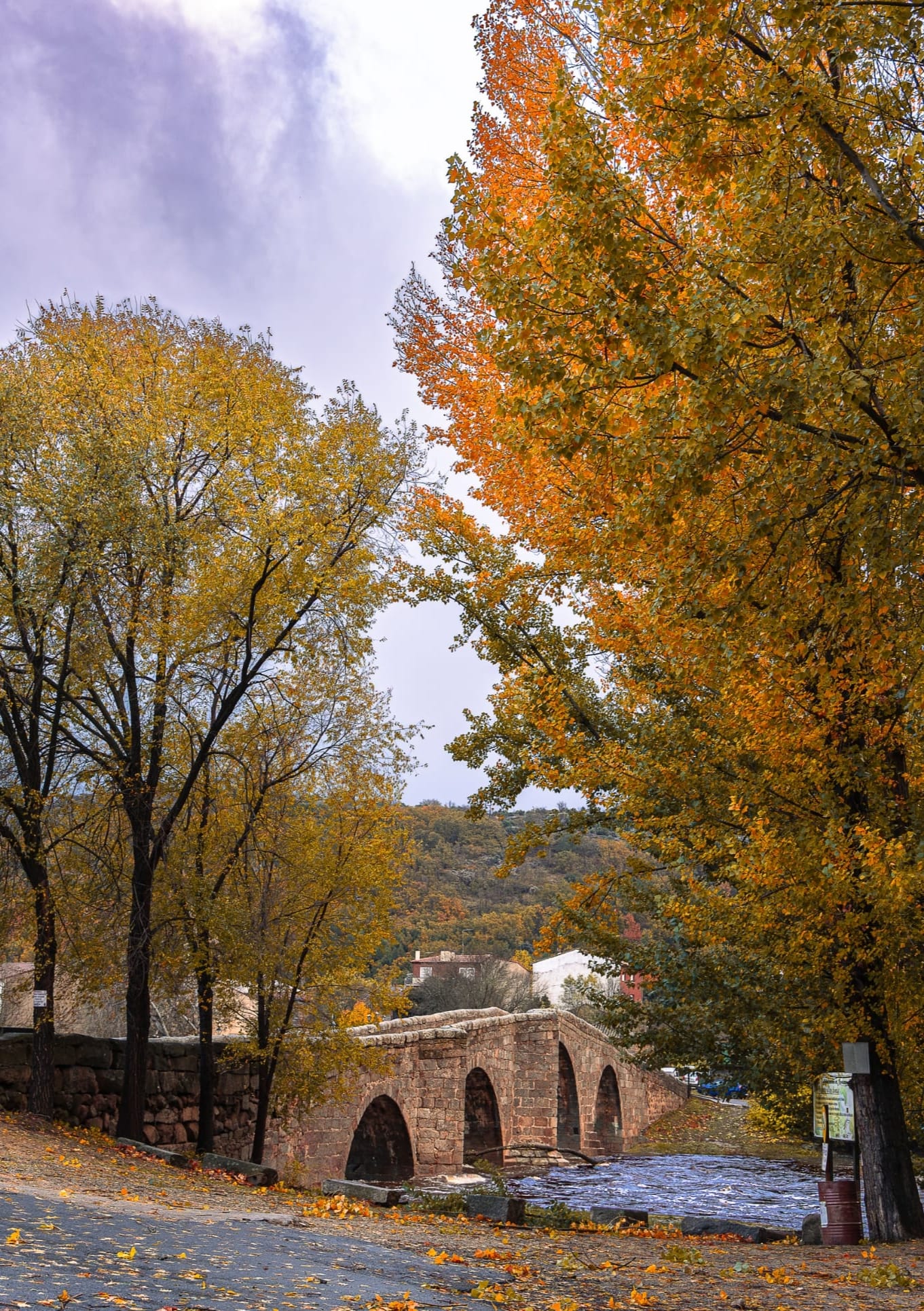 Vista general del pueblo de Navaluenga